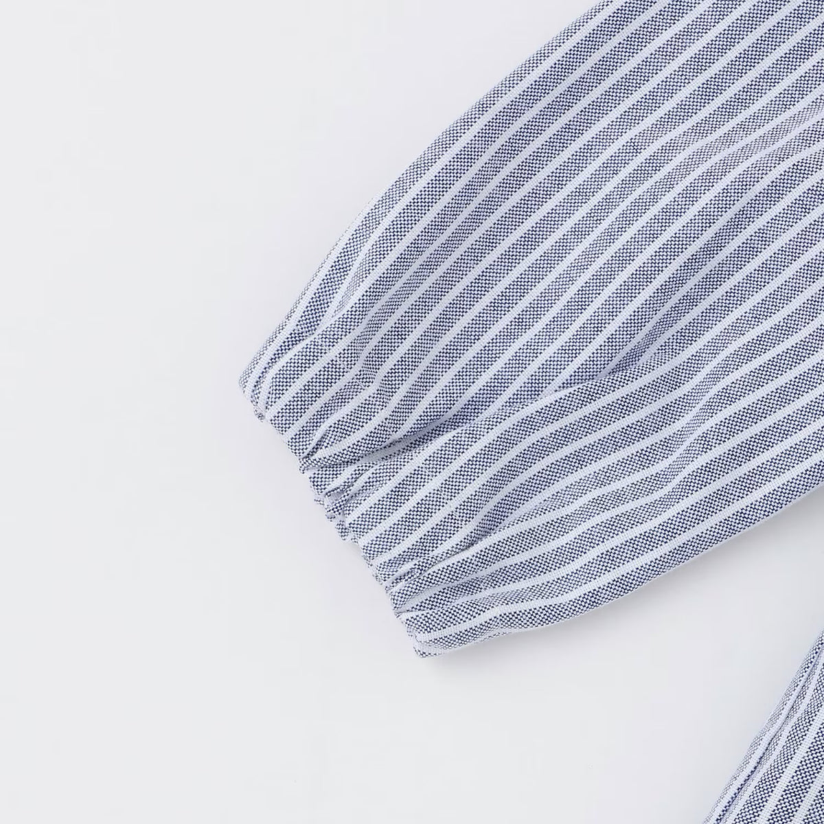 日本童裝 pe#main x【POLO BCS】襯衫連衣 70-80cm 女童款 初生嬰兒 秋季 Jumpsuit