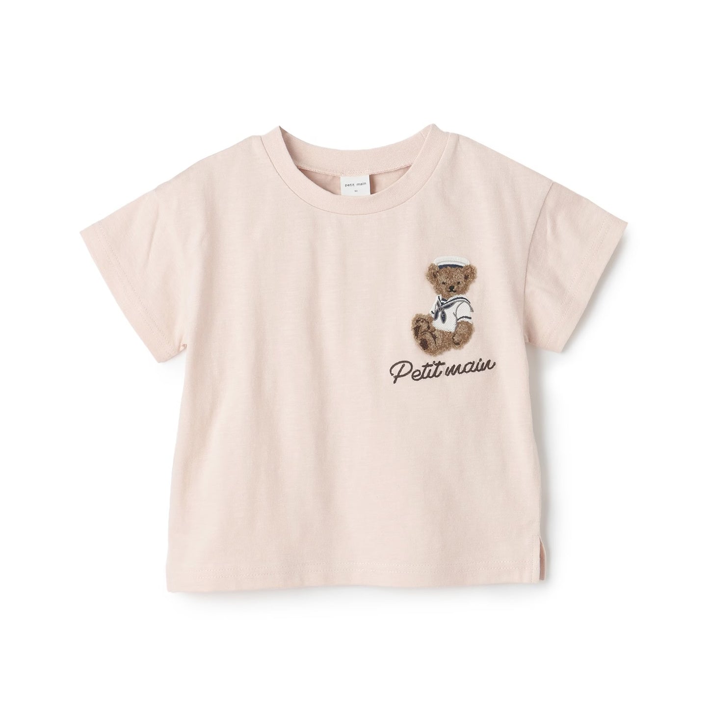 日本童裝 pe#main 熊仔刺繡上衣 80-130cm 男童款/女童款 夏季 TOPS