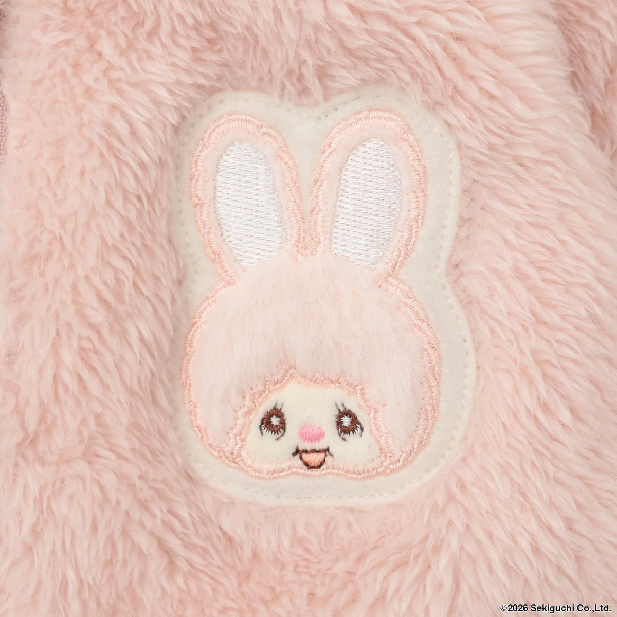 日本童裝 pe#main x Monchhichi 毛毛連衣及口水巾 70-80cm 男童款/女童款 初生嬰兒 秋季 Jumpsuit