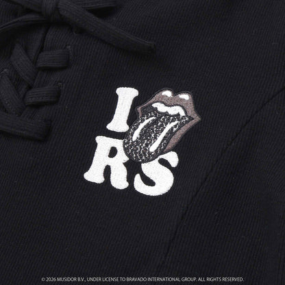 日本童裝 NEXCHIC x The Rolling Stones 繫帶羅紋上衣 110-150cm 女童款 秋季 TOPS 其他品牌童裝 聖誕紅/新年紅