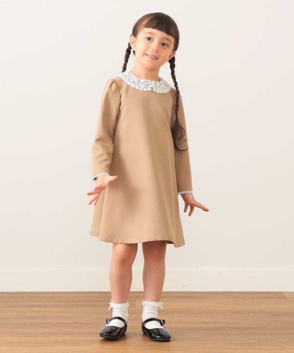 日本童裝 BEAMS mini 禮服連身裙 110-130cm 女童款 冬季 DRESSES 面試/宴會/表演
