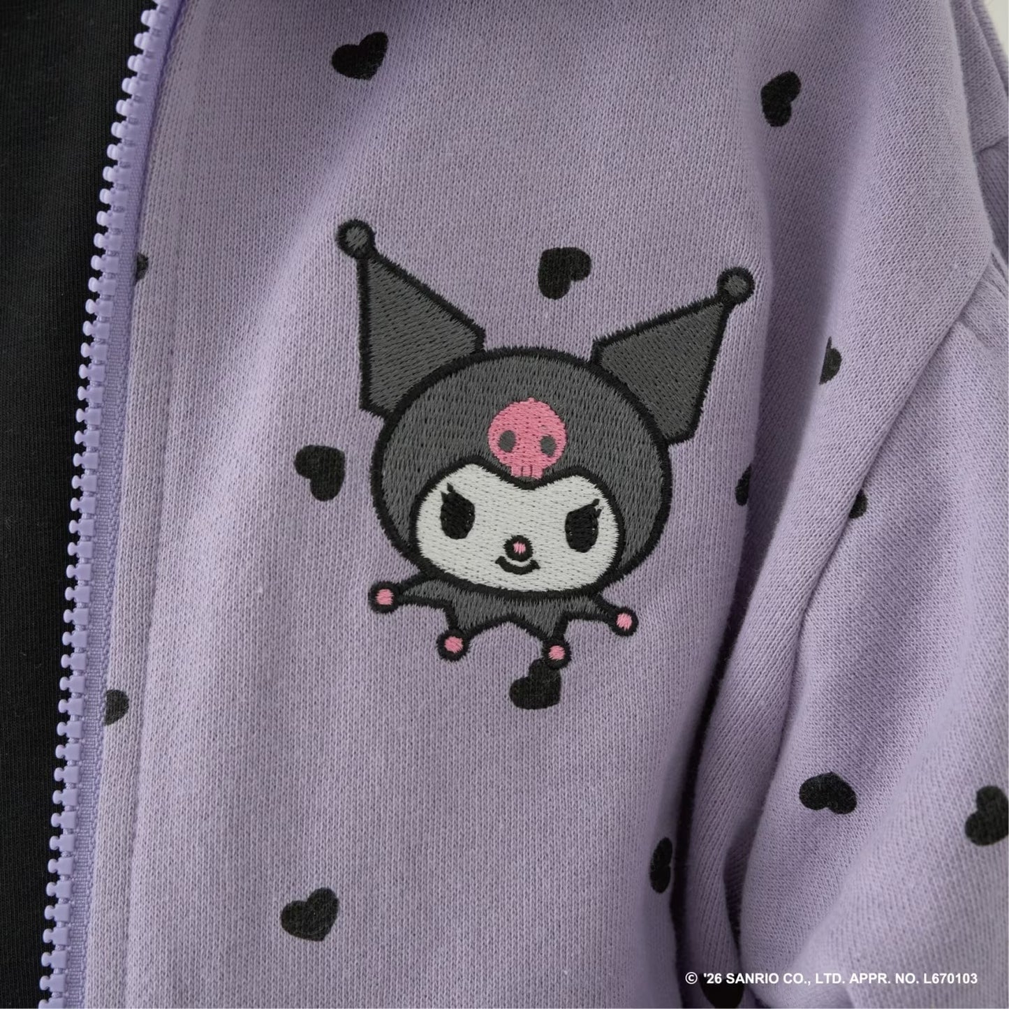 日本童裝 Ly# mine x Sanrio 花邊口袋衛衣外套 90-140cm 女童款 秋季 OUTERWEAR