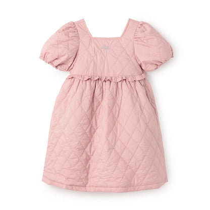 日本童裝 Ly# mine 絎縫夾棉蓬蓬連身裙 100-150cm 女童款 冬季 DRESSES