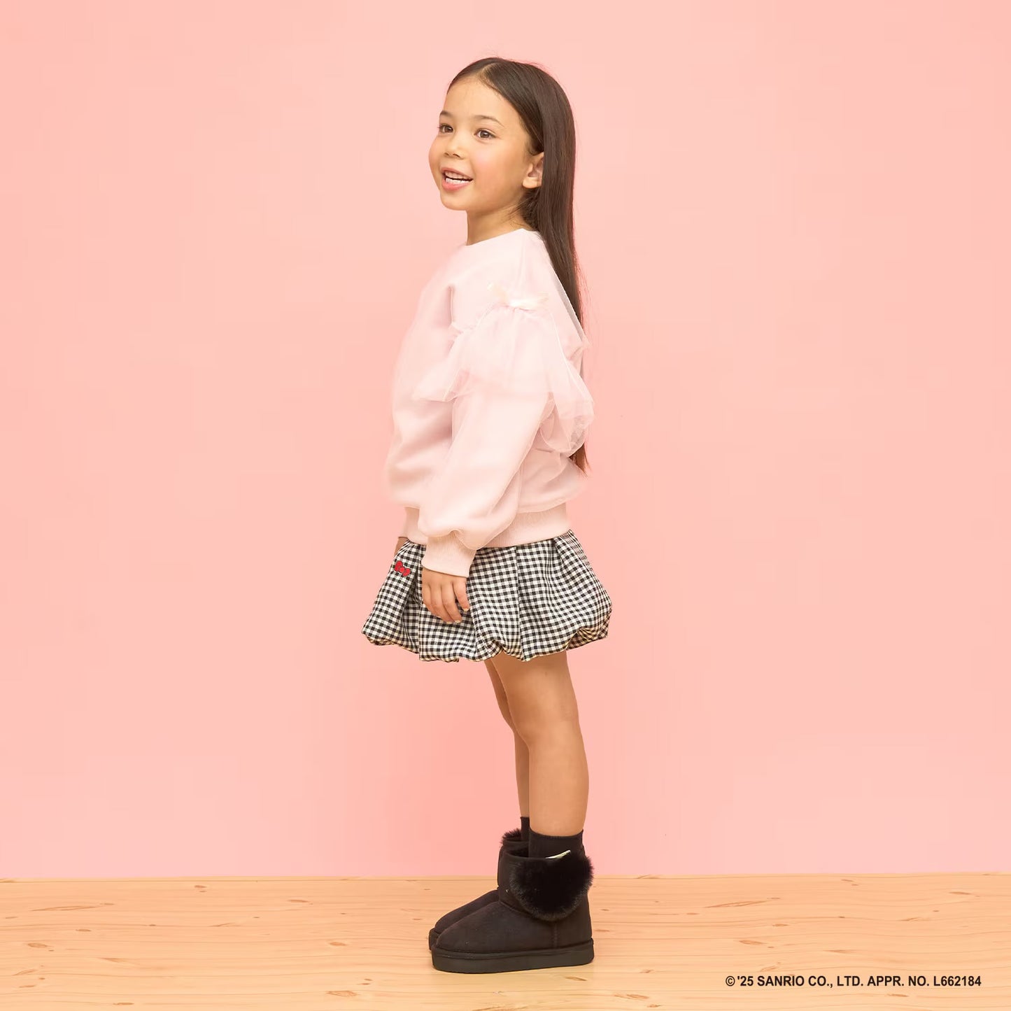 日本童裝 Ly# mine 速乾系列 柔軟薄紗衛衣 100-150cm 女童款 冬季 TOPS