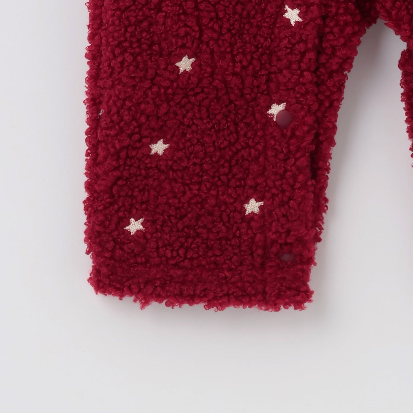 日本童裝 pe#main 星形刺繡連衣套裝 70-80cm 男童款/女童款 冬季  Jumpsuit 聖誕紅/新年紅