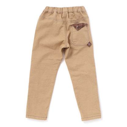 日本童裝  SLAP SLIP 刺繡薄抓毛長褲 80-130cm 男童款 冬季 PANTS