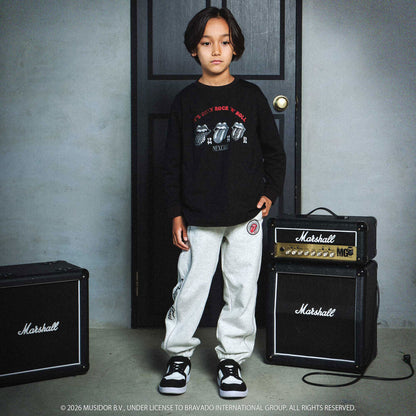 日本童裝 NEXCHIC x The Rolling Stones 運動長褲 110-150cm 男童款/女童款 秋季 PANTS 其他品牌童裝