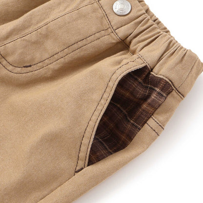 日本童裝  SLAP SLIP 刺繡薄抓毛長褲 80-130cm 男童款 冬季 PANTS