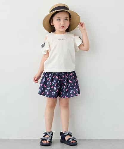日本童裝 aF#a325 水果印花裙褲 100-150cm 女童款 夏季 PANTS