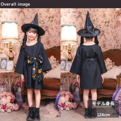 日本直送 魔女 100-140cm  女童款 萬聖節 Cosplay服裝 Halloween攪鬼特輯