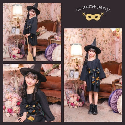 日本直送 魔女 100-140cm  女童款 萬聖節 Cosplay服裝 Halloween攪鬼特輯