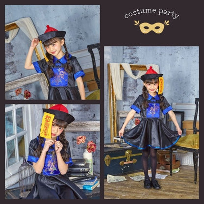 Japanese direct delivery little witch 110-140cm girls Halloween cosplay costume Halloween ghost special