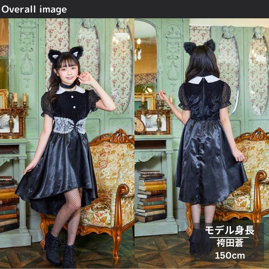日本直送 貓女神 140-150cm 女童款 萬聖節 Cosplay服裝 Halloween攪鬼特輯