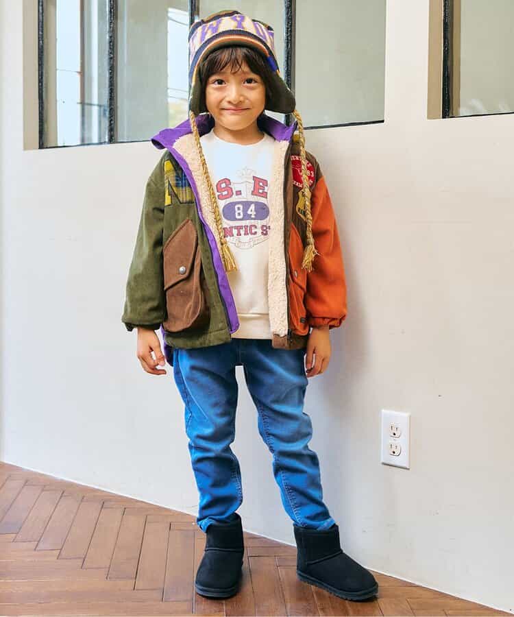 日本直送 F.O.KIDS 針織冷帽 48-58cm 帽系列 聖誕紅/新年紅