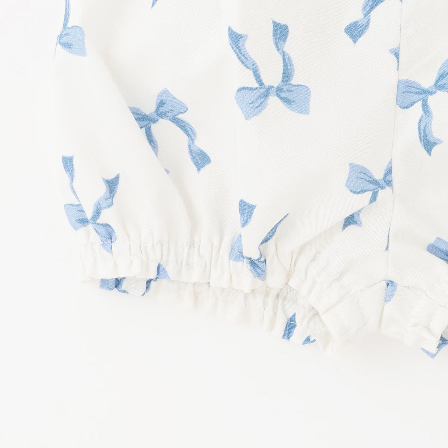 日本童裝 pe#main 蝴蝶結印花兩件套裝 70-80cm 女童款 初生嬰兒 夏季 TOPS PANTS