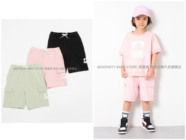 日本童裝 XLARGE KIDS 工裝短褲 80-140cm 男童款 夏季 PANTS