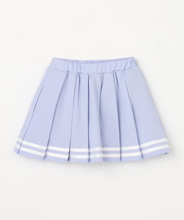 日本童裝 aF#a325 吸水速乾 百褶短裙 110-160cm 女童款 夏季 SKIRTS