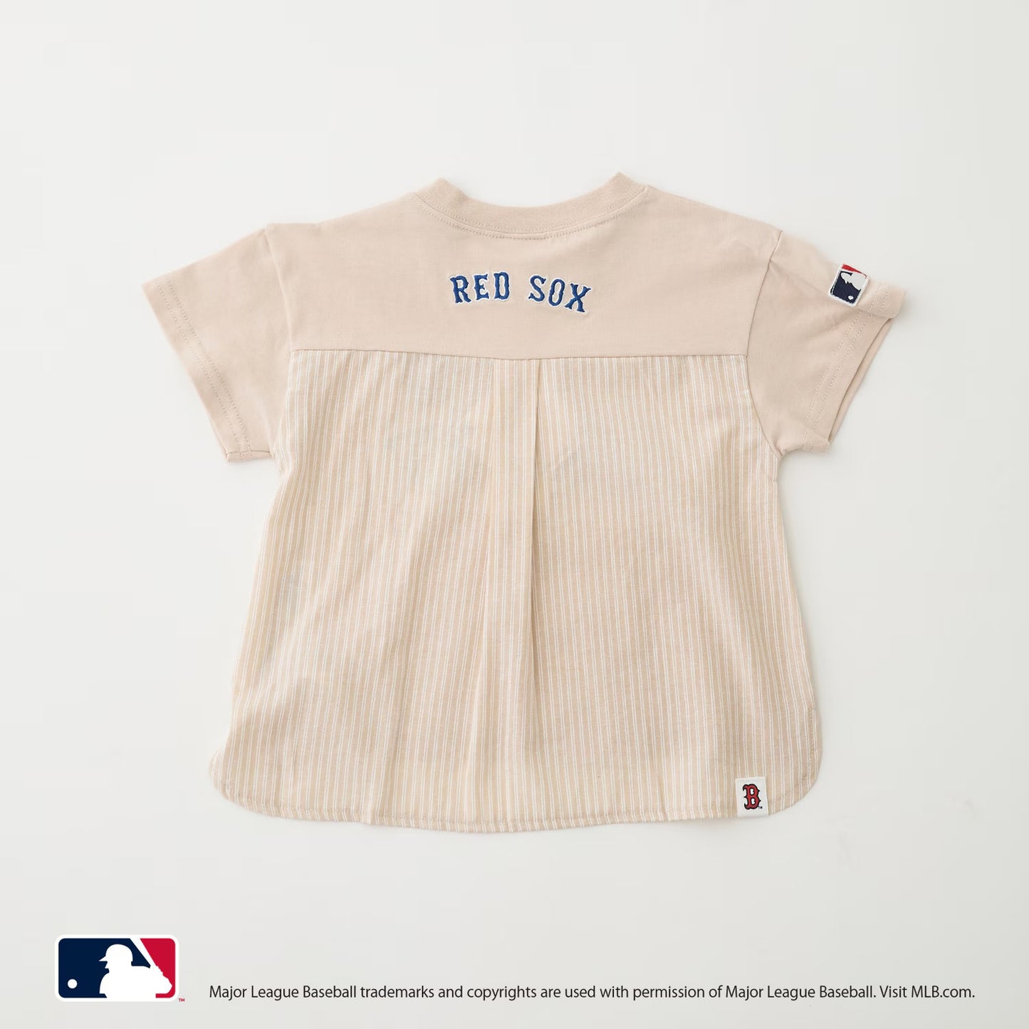 日本童裝 pe#main x 【MLB】汽車貼花上衣 80-130cm 男童款/女童款 夏季 TOPS