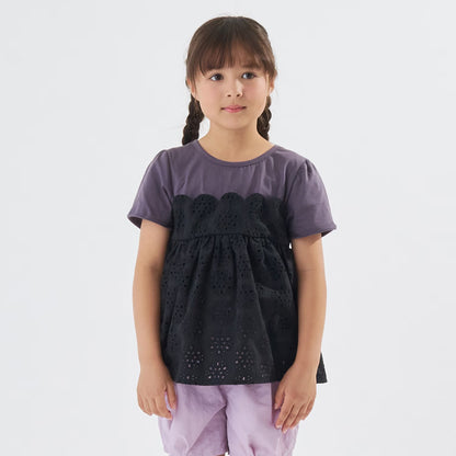 Japanese children's clothing Ly# mine tank top and shorts set 100-150cm girls summer TOPS PANTS 