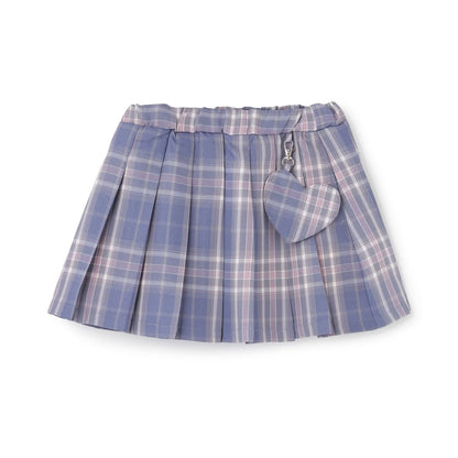 日本童裝 Ly# mine 學生妹格子百褶裙 100-150cm 女童款 秋季 SKIRTS 萬聖節 Cosplay服裝 Halloween攪鬼特輯