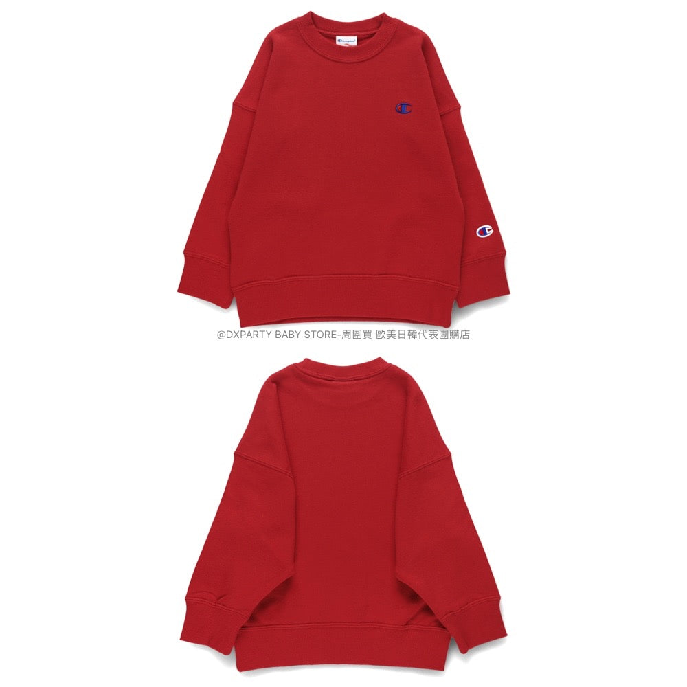 Japanese Children's Clothing Branches Champion Sweatshirt 100-150cm Boys' Autumn TOPS New Year Red