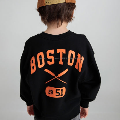 Japanese Children's Clothing Branches Champion Sweatshirt 100-150cm Boys' Autumn TOPS New Year Red