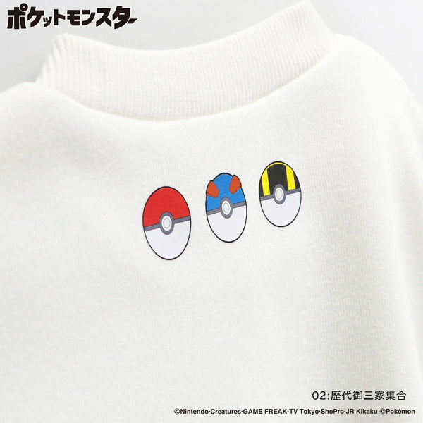 日本童裝 Branshes x Pokemon 長袖衛衣 90-150cm 男童款/女童款 秋冬季 TOPS