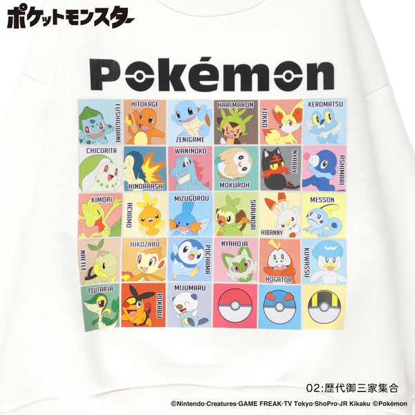 日本童裝 Branshes x Pokemon 長袖衛衣 90-150cm 男童款/女童款 秋冬季 TOPS