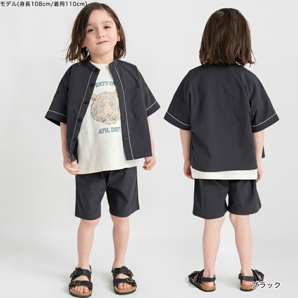 日本童裝 Branshes 吸水速乾 滾邊短褲 90-150cm 男童款 夏季 PANTS