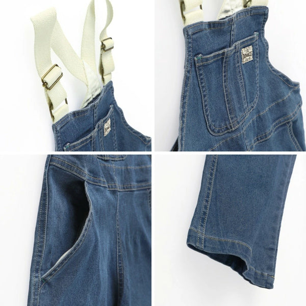 日本童裝 Branshes 牛仔背帶褲 90-150cm 男童款 夏季 Jumpsuit