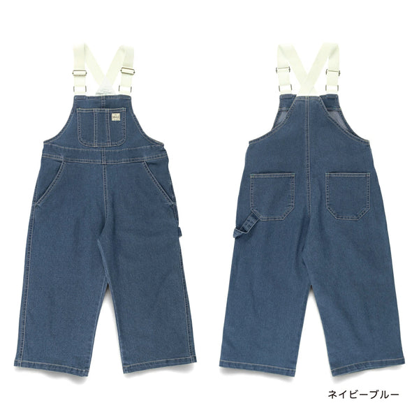日本童裝 Branshes 牛仔背帶褲 90-150cm 男童款 夏季 Jumpsuit