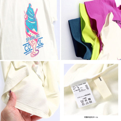 Japanese children's clothing Branches contact cold print short-sleeved top 80-150cm boys' summer TOPS 