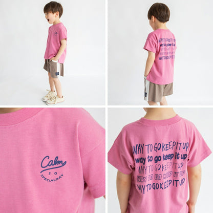 Japanese children's clothing Branches printed tops 80-150cm boys' summer TOPS 