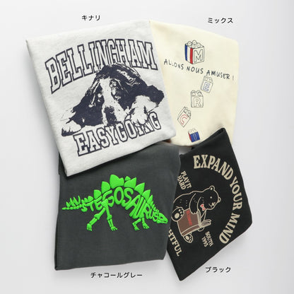 Japanese children's clothing Branches printed tops 80-150cm boys' summer TOPS 