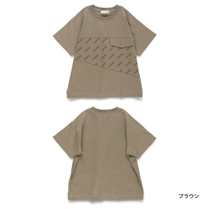 Japanese children's clothing Branches fake pocket top 80-150cm boys summer TOPS 