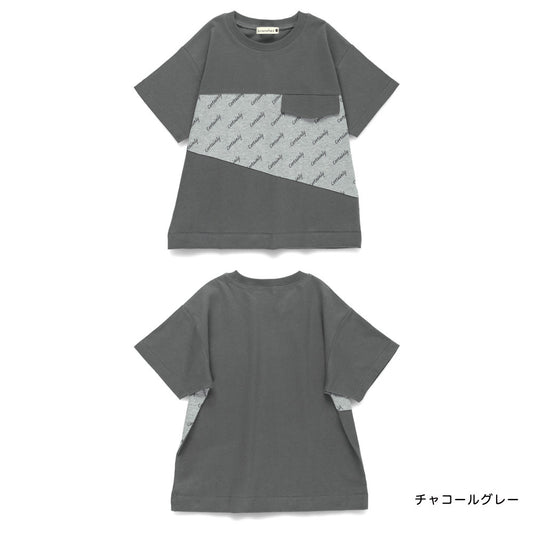 Japanese children's clothing Branches fake pocket top 80-150cm boys summer TOPS 