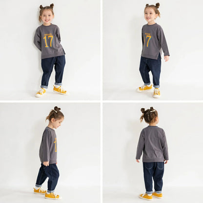 Japanese children's clothing Branches scallop silk layered waist top 90-150cm girls summer TOPS 