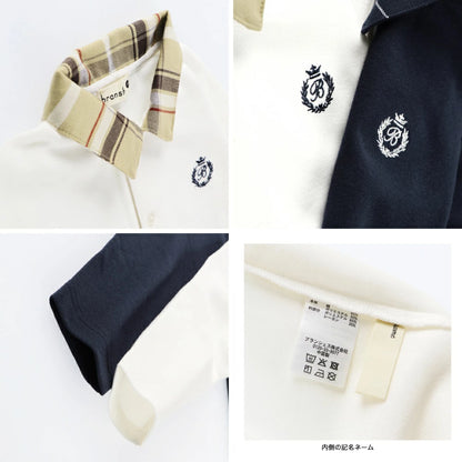 日本童裝 Branshes 格仔polo上衣 100-150cm 男童款 秋季 TOPS