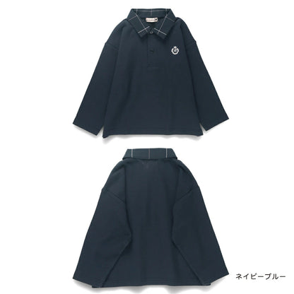 日本童裝 Branshes 格仔polo上衣 100-150cm 男童款 秋季 TOPS