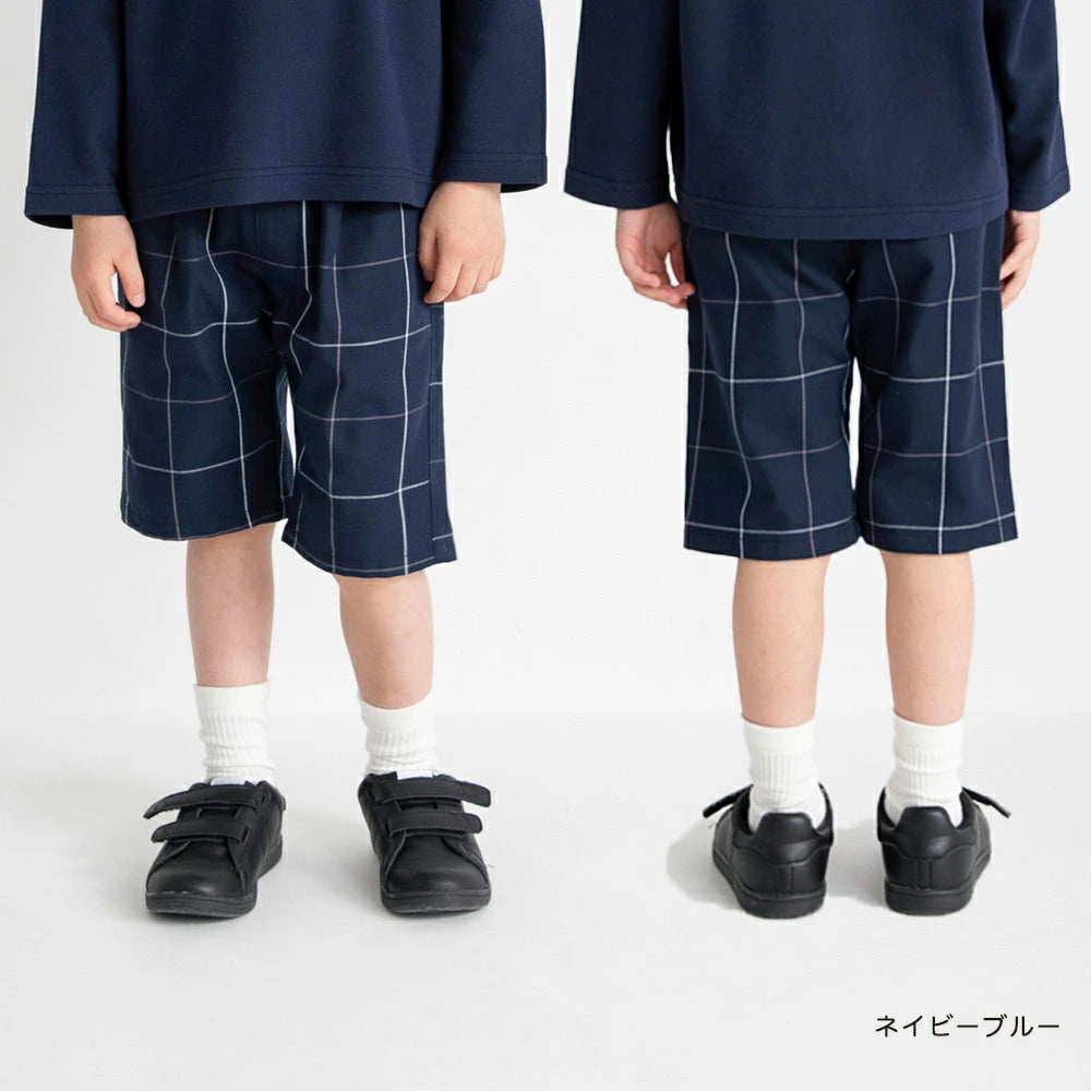 日本童裝 Branshes 格仔短褲 100-150cm 男童款 秋季 PANTS