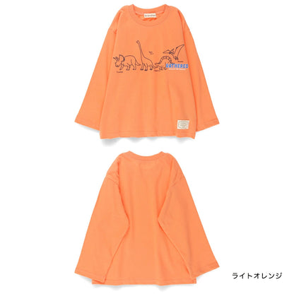 日本童裝 Branshes 印花長袖上衣 80-130cm 男童款 秋季 TOPS