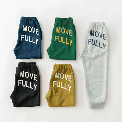 日本童裝 Branshes 字母印花運動褲 89-130cm 男童款 秋季 PANTS