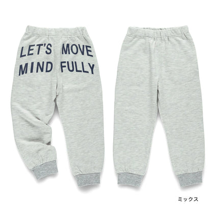 日本童裝 Branshes 字母印花運動褲 89-130cm 男童款 秋季 PANTS