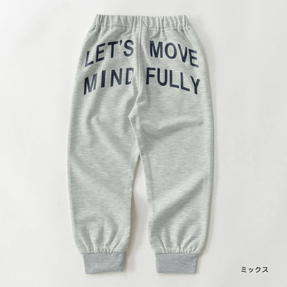日本童裝 Branshes 字母印花運動褲 89-130cm 男童款 秋季 PANTS