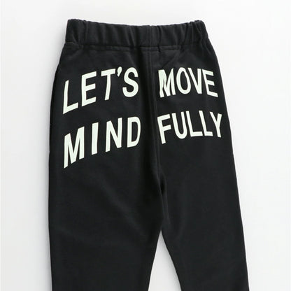 日本童裝 Branshes 字母印花運動褲 89-130cm 男童款 秋季 PANTS