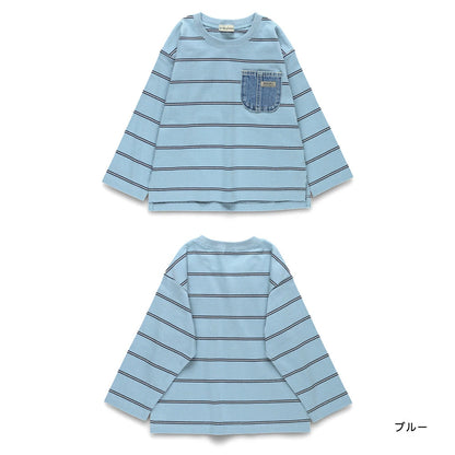 Japanese children's clothing Branches scallop silk layered waist top 90-150cm girls summer TOPS 