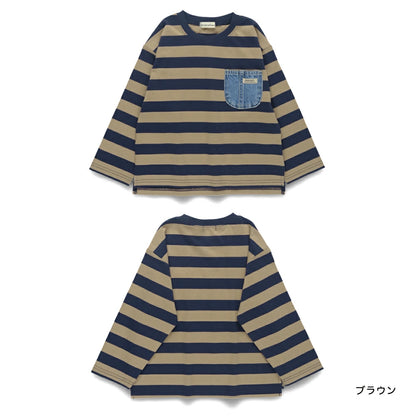 Japanese children's clothing Branches scallop silk layered waist top 90-150cm girls summer TOPS 