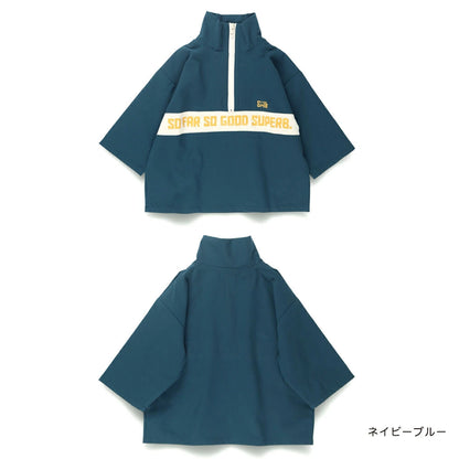 Japanese children's clothing Branches scallop silk layered waist top 90-150cm girls summer TOPS 