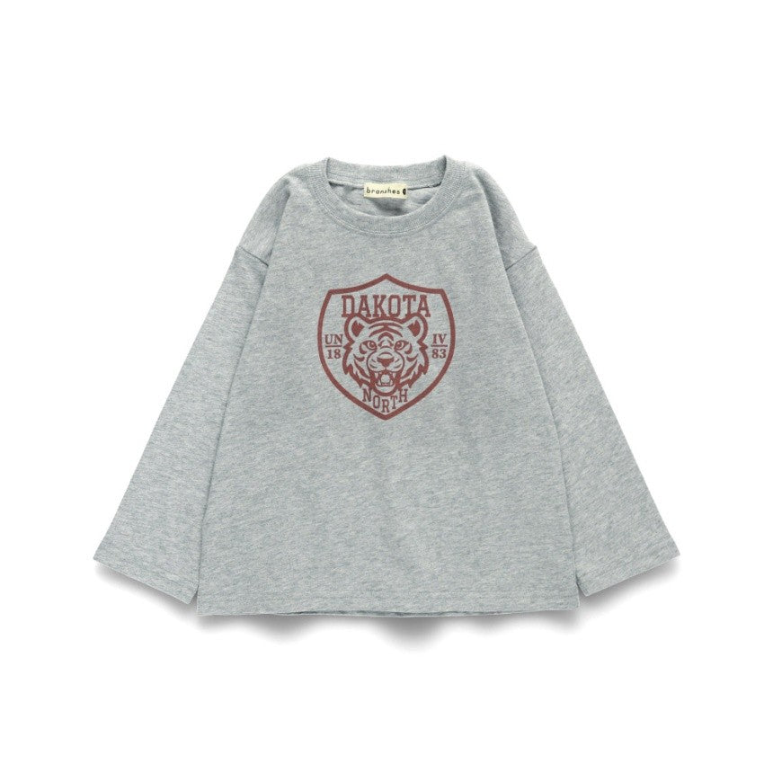 日本童裝 Branshes 印花長袖上衣 80-150cm 男童款 冬季 TOPS