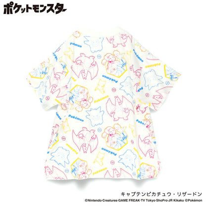 Japanese Children's Clothing Branches x Pokemon Print Tops (100-150cm) for Boys/Girls Summer 